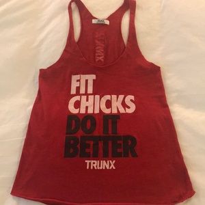 TRUNX “Fit chicks do it better” tank (size S)